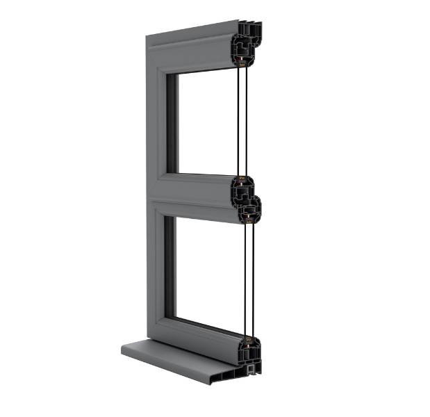 PVC-u Sculptured Casement Window - Profile 22  - PVC-u Casement Window