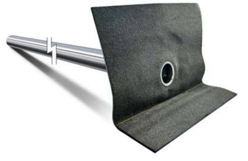 Bauder Bitumen Parapet 'Tell-Tale' Overflow DN50 - Tell-Tale Overflow Outlet