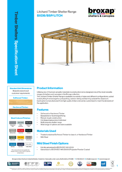 Litchard Timber Shelter Range