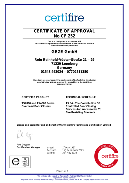 Certifire Certificate