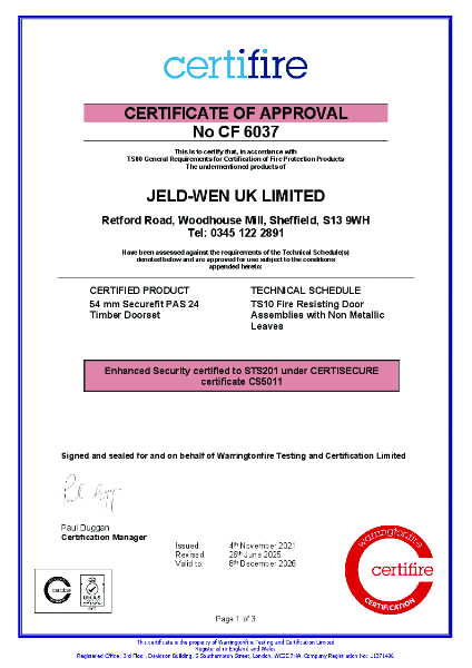 CERTIFIRE - CF6037