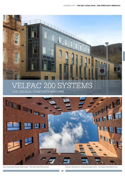 VELFAC 200 Composite Window System Product Catalogue