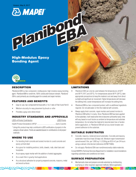 Planibond® EBA