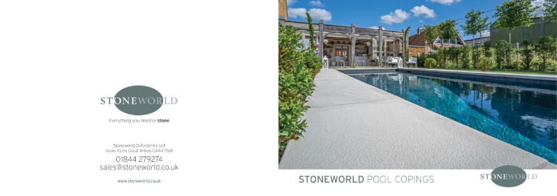 Stoneworld POOL COPINGS mini brochure