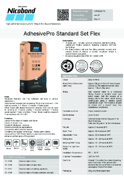 Nicobond Standard Set Flex