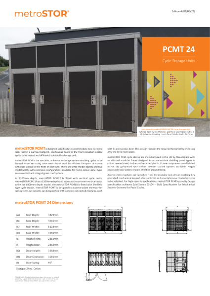 PCMT 24 Data Sheets
