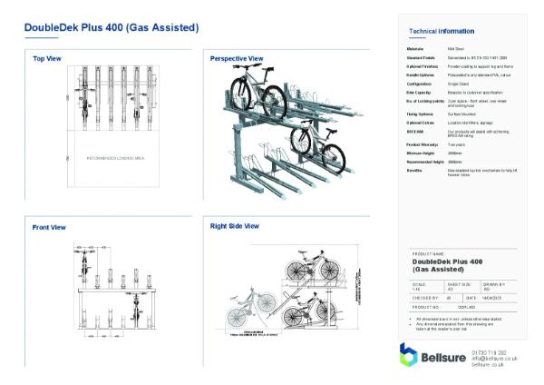 DoubleDek Hoop (Gas Assisted 400) Datasheet