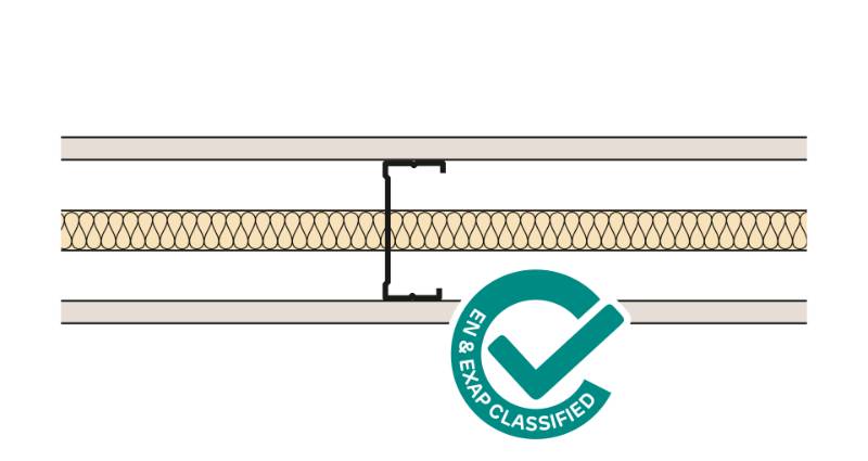 Siniat Single Frame Metal Stud Partition CS90Y-15St-25G - Metal Stud Partitioning