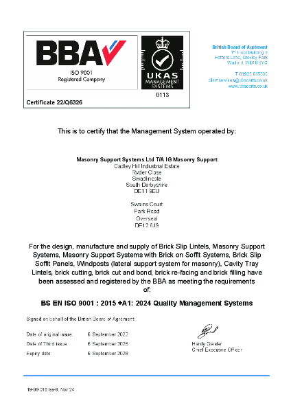 BBA Agrément Certificate