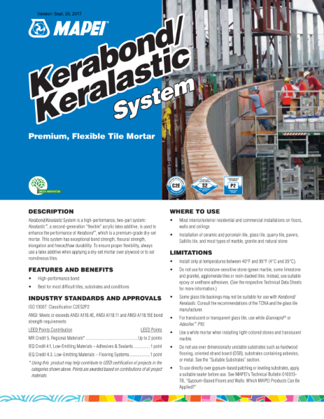 Kerabond / Keralastic™ System