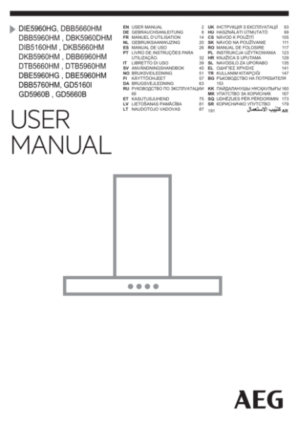 DKB5660HM - User Manual