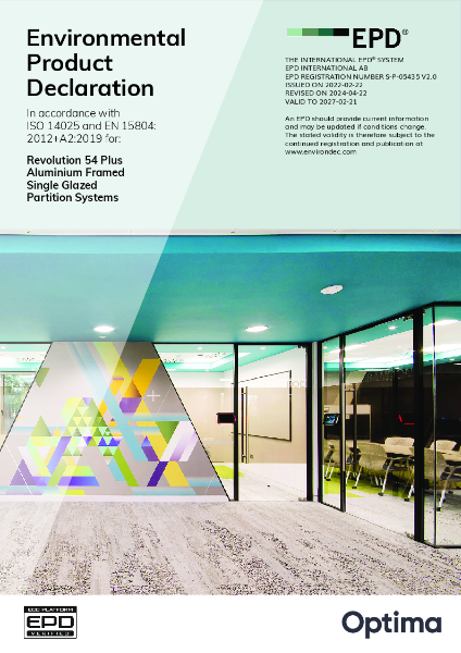 009820 (0) - EPD - Revolution 54 Plus Single Glazed