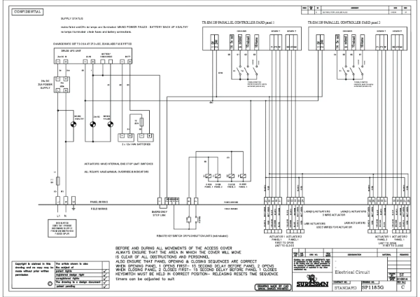 SP1185G Double Leaf - Double Actuator
