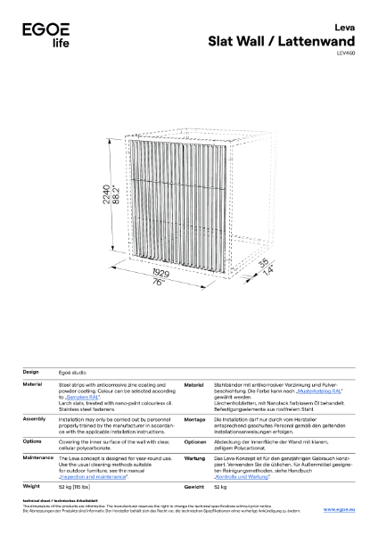 LEV460 - Data Sheet