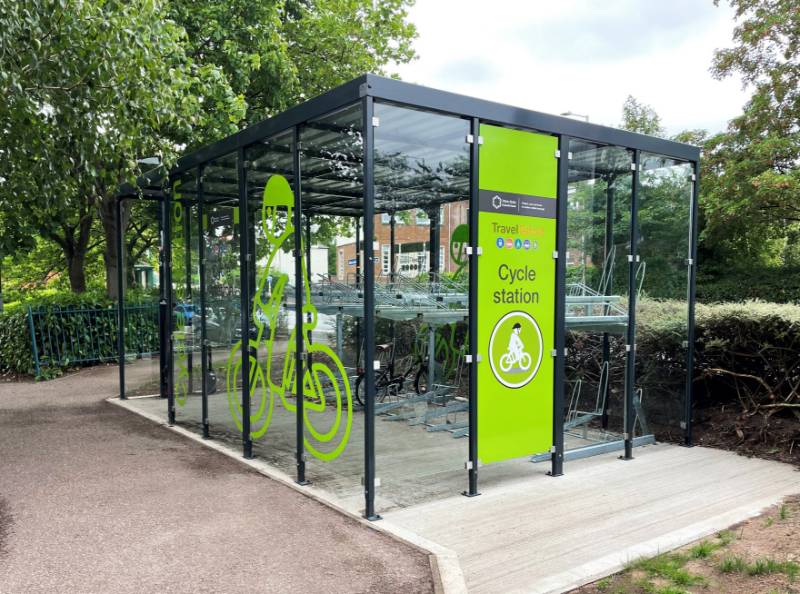 FalcoHub Cycle Hub - Secure cycle hub for all cycle parking