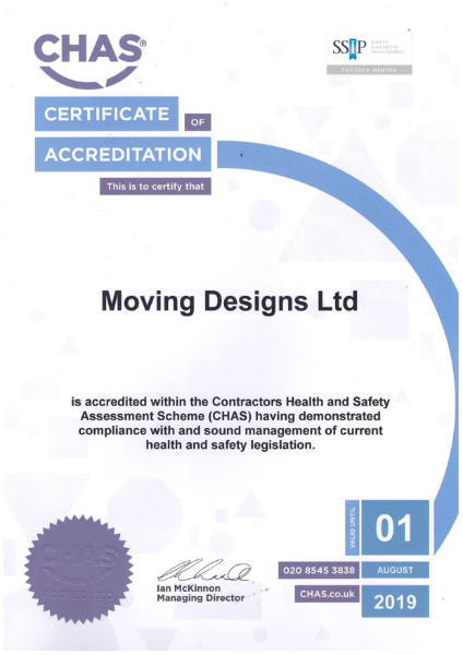 CHAS Certificate