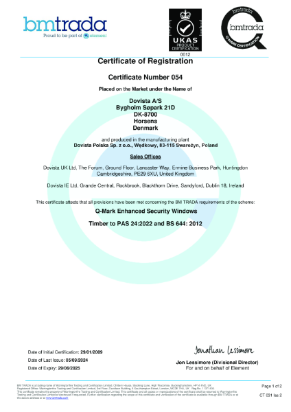 Q-Mark Enhanced Security Window scheme