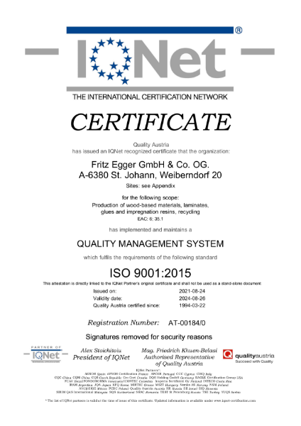 ISO 9001 Quality Management