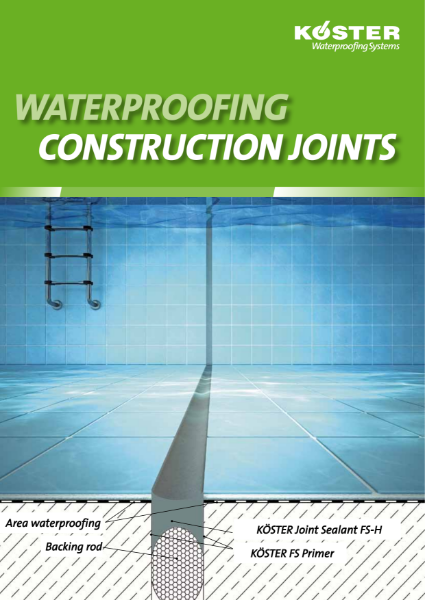 Koster Waterproofing of Construction Joints