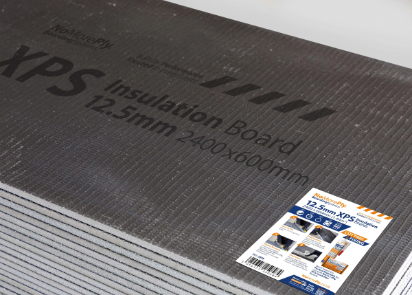 NoMorePly 12.5mm XPS Insulation Board (2400x600mm)