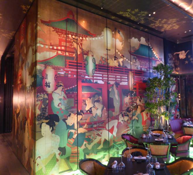 Dorma Variflex Semi Automatic Acoustic  moveable wall
 Style delivers flexible dining to new Ivy Asia