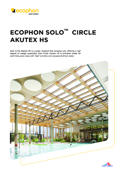Ecophon Solo Circle Akutex HS