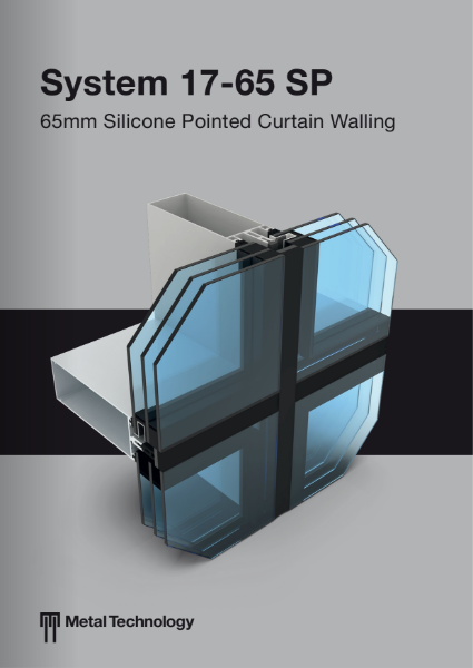 System 17-65 SP 65mm Silicone Pointed Curtain Walling