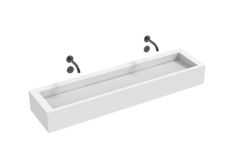 Monolith S Series - 300mm depth - Wall-mounted Minimalist Washbasins