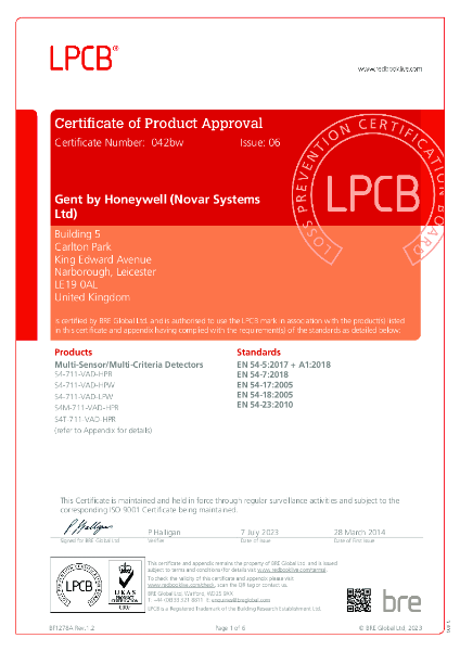 LPCB Certification 