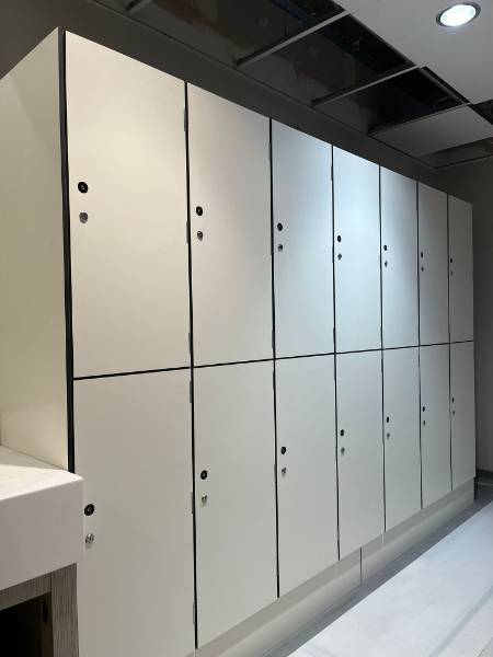 Laminate Lockers at a Care Facility