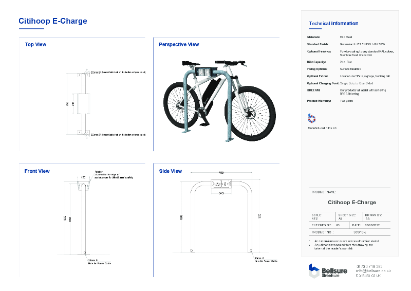 Citihoop E-Charge Datasheet