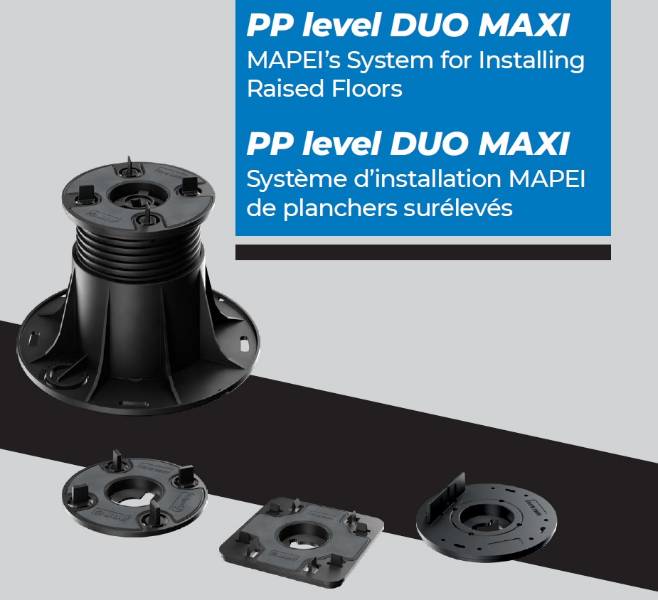 Mapei PP level DUO MAXI Pedestal System - Pedestal System