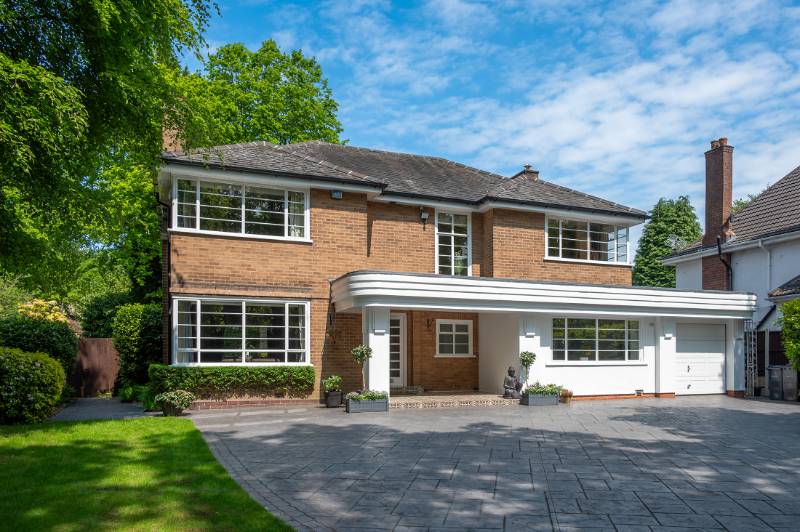 It could only be genuine steel windows and doors for this Art Deco home