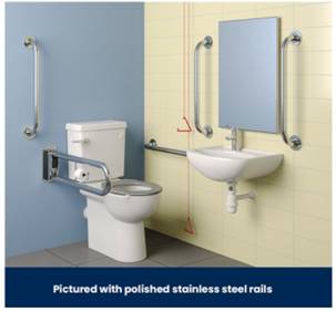 Atlas Deluxe Close Coupled Doc M Pack Left Hand - Doc M WC Pack