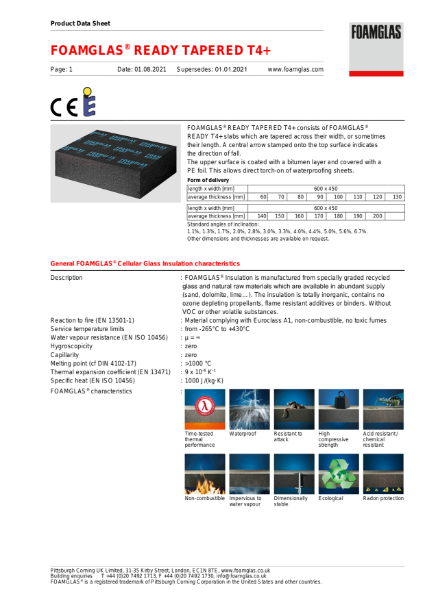 PDS_FOAMGLAS® READY (Block) TAPERED T4+