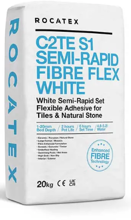 C2TE S1 Semi-Rapid Flex White - Tile Adhesive