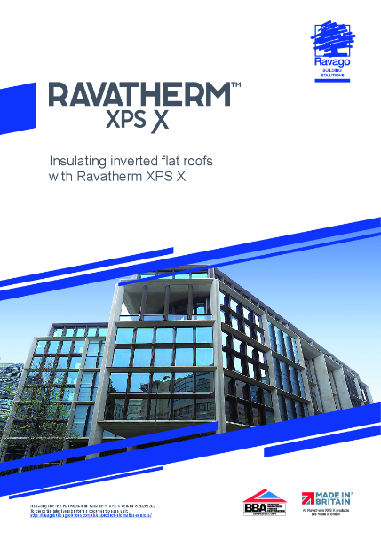 Insulating inverted flat roofs with Ravatherm XPS X