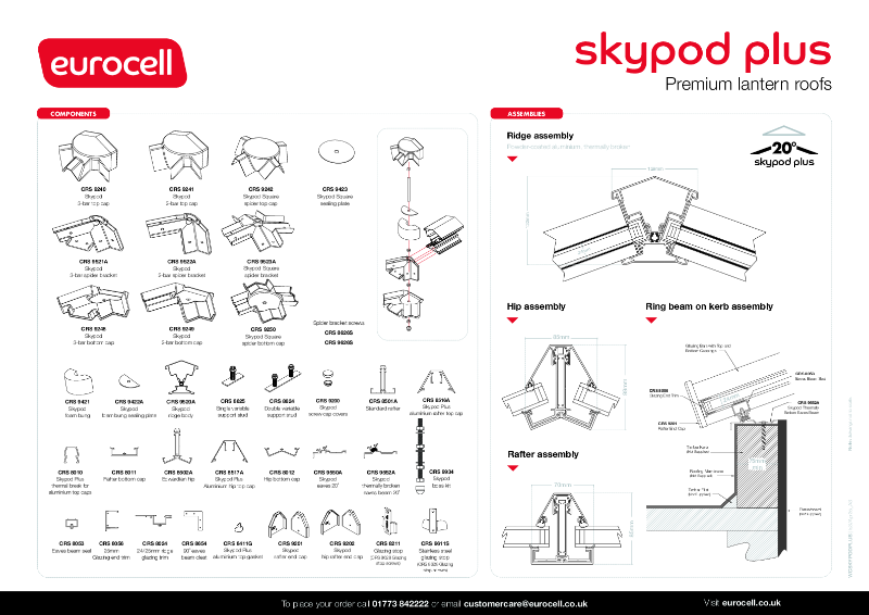 Skypod Plus Product Chart