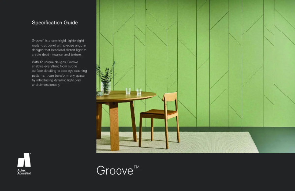 Groove™ Specification Guide