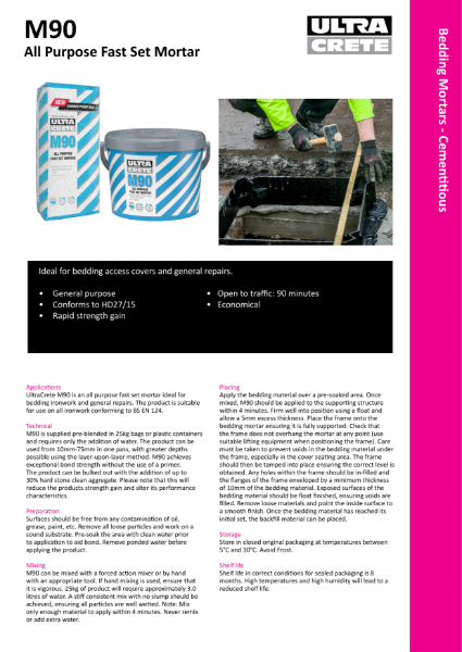 M90 Technical Datasheet