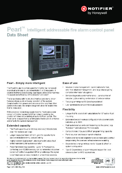 hba-fire-990-162-1119-Pearl-datasheet