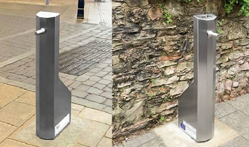 Paving the way for a “new normal” with outdoor sanitiser stations