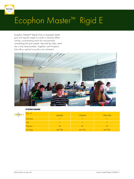 Master Rigid E Data Sheet