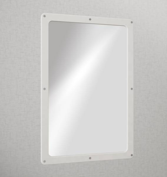 Framed Ligature Resistant Safety Mirror