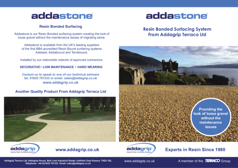 Addastone Resin Bonded Surfacing Brochure