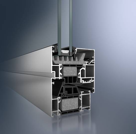Super insulated aluminium window system - AWS 75.SI