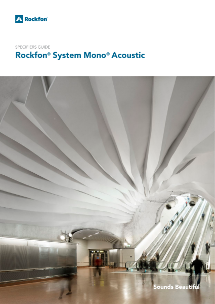 Rockfon Mono Acoustic Specifiers Guide