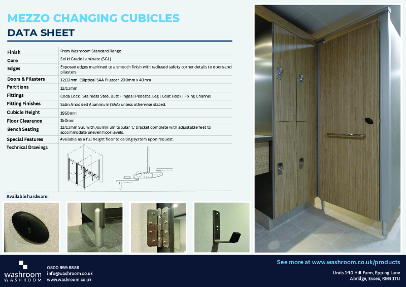 Mezzo Changing Cubicles