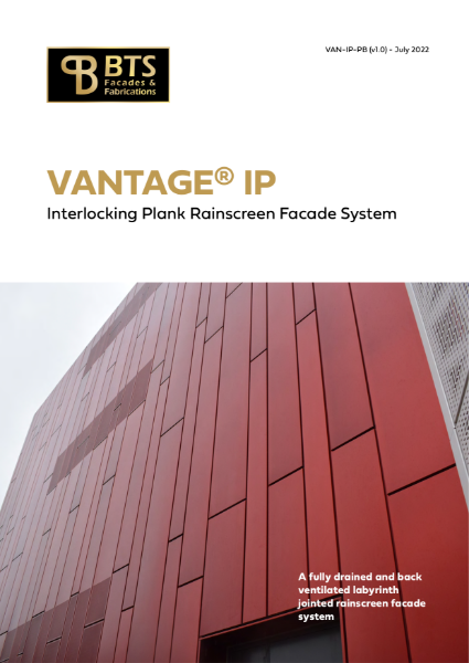 Vantage® IP - Interlocking Plank Rainscreen Facade System