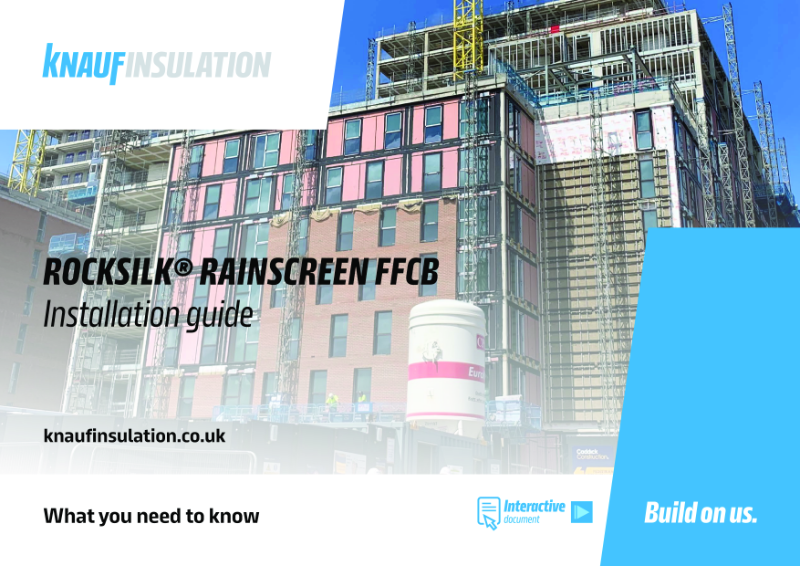 Knauf Insulation Rocksilk® Rainscreen FFCB - Installation Guide